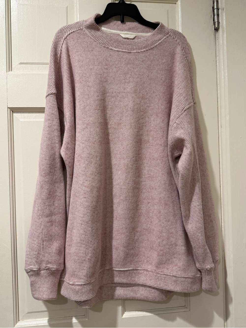 NWT Aerie Oversized Women's Light Mauve Crewneck Sweater